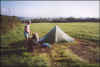 Tent site in farmers field at Gillan